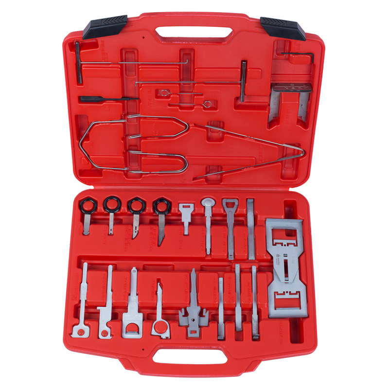 МАСТАК Набор для демонтажа панели приборов и медиа устройств, кейс, 52 предмета 108-00052C