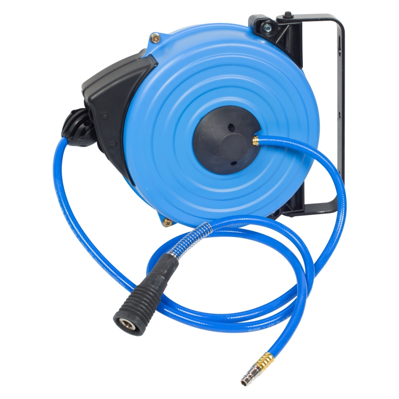 KINGTONY Катушка автоматическая со шлангом ВД 8х12 мм, 15 м, полиуретановым, резьба 1/4" 79912-15