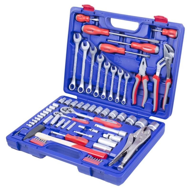 MACTAK Plus Набор слесарно-монтажного инструмента 72 пр. M-072C