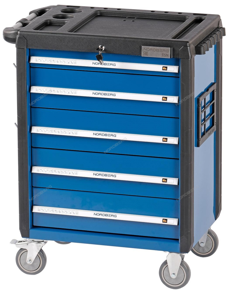Тележка инструментальная профессиональная (синяя) T5N(B) NORDBERG