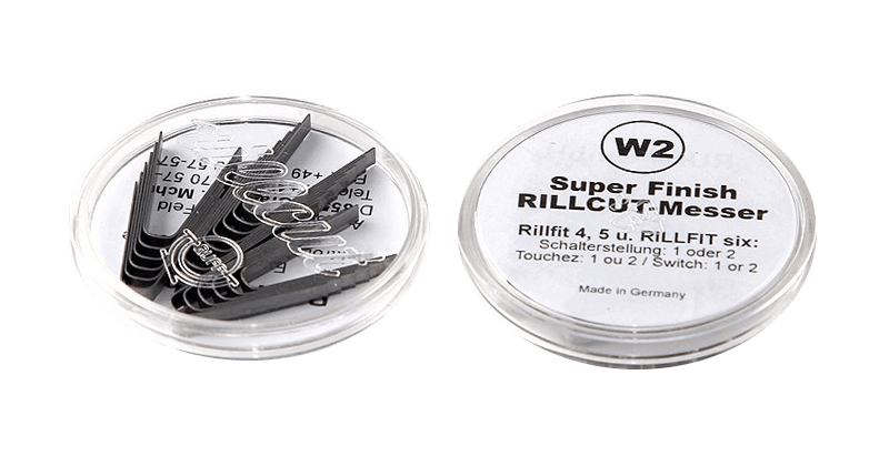 Лезвия для нарезки протектора угловые W-2 (20шт) RILLCUT S145/W-2