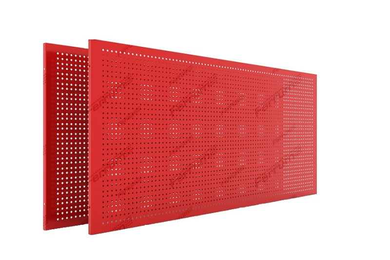 Перфорированные панели для верстака "Premium" 1310 мм, 2 шт/уп. FERRUM 11.933-3000 красные