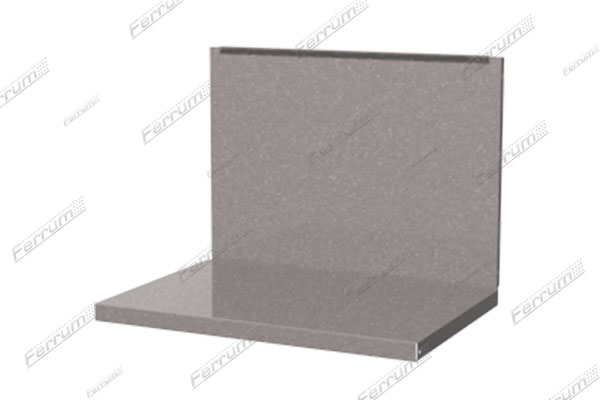 Комплект полка/стенка для верстаков БТ и 2ТВ - серый металлик  01.500-9007