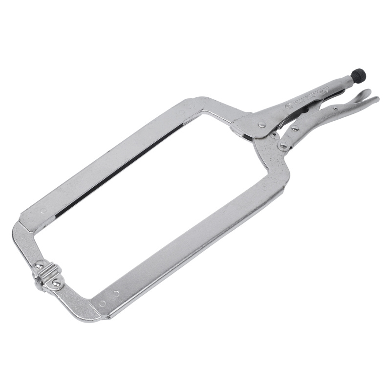 KING TONY Зажим с фиксатором 450 мм, С-образный, с подвижными губками 6625-18